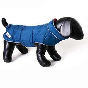 Combie Puffer Jacket  Raspberry/Navy Small| Doodlebone