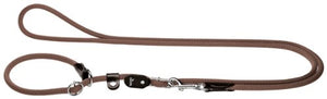 Retriever-Training Leash Freestyle 10/260 With Stopring, Rope Brown | Hunter