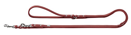 Training Leash Elk Petit, 8/200 Chili, Leather | Hunter