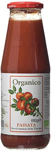 Organico Organic Sieved Tomato Passata From Tuscany 700 g (Pack of 6)
