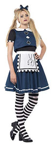 Smiffys Young Adult female's Dark Day Dreamer Costume, Layered Dress and Headband, Halloween, Size: XS, 44343