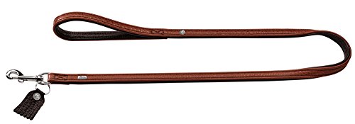 Leash Cody, 20/100 Bison Leather, Cognac/Dark Brown | Hunter