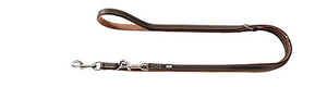Training Leash Porto, 20/200 D-Brown/Cognac, Leather | Hunter