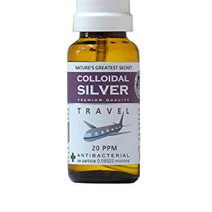 Natures Greatest Secret Premium Quality Colloidal Silver Handy Travel Spray, 20 ml