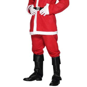 Smiffys 20841XL Santa Suit Costume, Men, Red, XL - Size 46"-48"