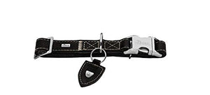Training Collar Tara Alu-Strong, M Juchten Leather, Black | Hunter