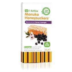 GreenBay Harvest Blackcurrant Manuka Honey Loz 8 lozenges X 3 (Pack of 3)