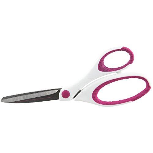 Singer 8-1/2-Inch Sewing Scissors with Pink and White Comfort Grip