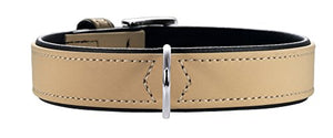 Collar Softie 35 Nickel Artificial Leather Tan/ Black | Hunter