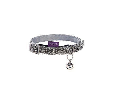 Cat Collar Disco Silver Size Xs