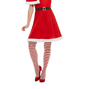 Smiffys 44834S Miss Santa Costume, Women, Red, S - UK Size 08-10