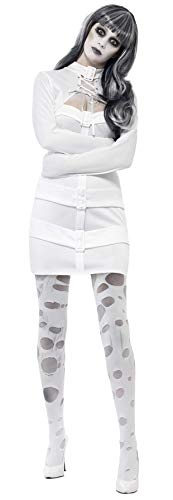 Smiffys White Costume with Dress Mock Shrug and Lace Up Detail (S, White)