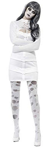 Smiffys White Costume with Dress Mock Shrug and Lace Up Detail (S, White)