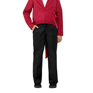 Smiffys 49741 Red Childs Tailcoat Fancy Dress Costume Large