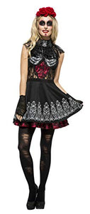 Fever 44541S Costume, Black, S-UK Size 08-10