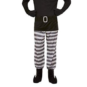 Smiffys 52245L Officially Licensed Elves Behavin' Badly Bad Elf Costume, Men, Grey & Black, L - Size 42"-44"
