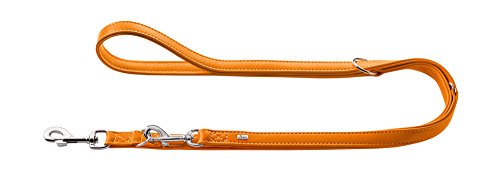 Training Leash Wallgau, 20/200 Orange, Leather | Hunter
