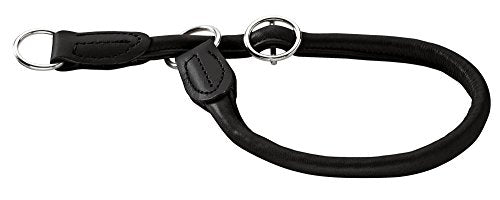 Training Collar Round & Soft Elk 55/10 Elkskin Black | Hunter