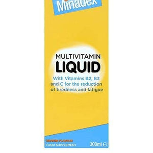 Minadex Multivitamin Liquid (Orange, 300ml)