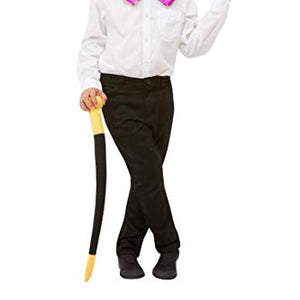 Smiffys 50278 Officially Licensed Roald Dahl Willy Wonka Kit, Boys, Black, One Size