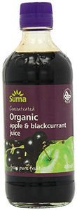Suma Organic Apple and Blackcurrant Juice 400 ml (Pack of 6)