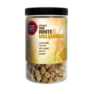 Of The Earth | Organic White Mulberries | 3 x 150g
