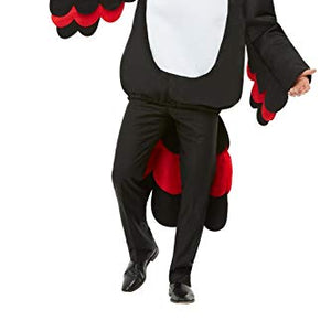 Smiffys 61017 Bird of Paradise Toucan Costume, Unisex Adult, Black, One Size