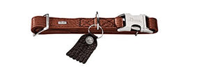Training Collar Cody Alu-Strong, S Bison Leather, Cognac | Hunter