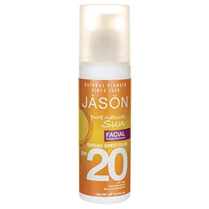Jason Sun Facial Natural Sunscreen SPF20, Broad Spectrum, 128g