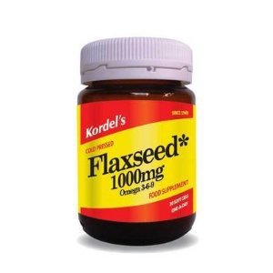Kordel Nutrition Flaxseed Capsules 1000mg Pack of 90