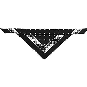 Scarf For Collars With Loops Cotton Black | Hunter