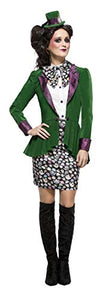 Fever 44532M Costume, Green, M-UK Size 12-14