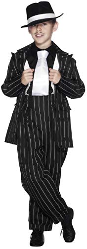 Smiffys 25600T Zoot Suit Costume, Black, Teen Boy - Age 12 years +