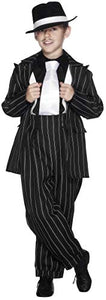 Smiffys 25600T Zoot Suit Costume, Black, Teen Boy - Age 12 years +