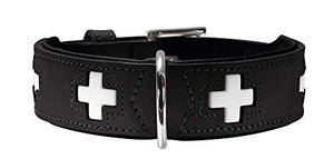 Collar Swiss 32 Organic Leather Black/Nappa Black | Hunter