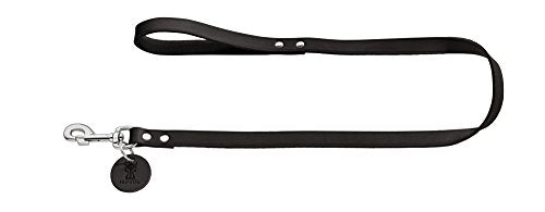 Leash, 20/100 Soft Genuine Cow Leather, Black | Hunter