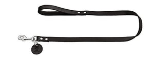 Leash, 20/100 Soft Genuine Cow Leather, Black | Hunter