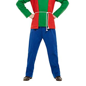 Smiffys 50963L Gnome Costume, Men, Blue & Green, L - Size 42"-44"