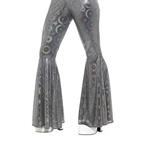 Smiffys 70s Disco Flared Trousers, Ladies