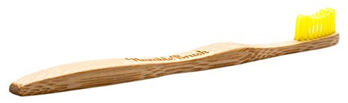 Humble Brush Adult Toothbrush, Soft Bristles, Yellow, Pack of 1