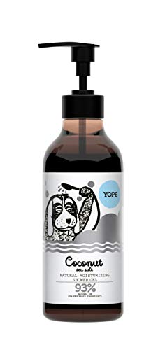 Natural Shower Gel Yope Rose Linden Coconut 400ml Vegan Friendly Paraben Free