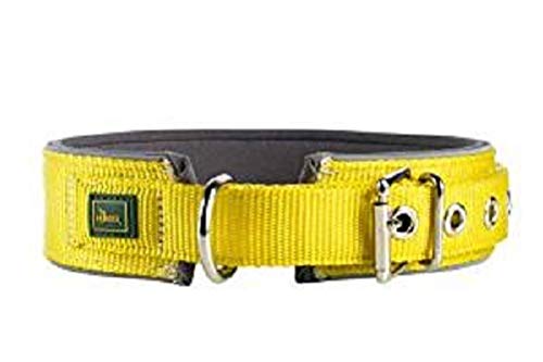 Collar Neoprene Reflect 45, 34-41 Cm, 45 Mm Nylon Yellow/Neoprene Grey | Hunter