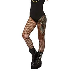 Smiffys 52324XS Officially Licensed Smiley Bodysuit, Women, Black, XS - UK Size 04-06