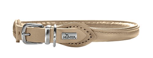 Collar Round & Soft Elk Petit 32/6 Ni Elkskin Beige, 24-27 Cm | Hunter