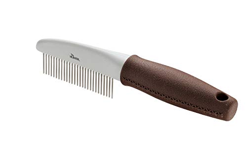 Grooming Comb Spa With Rotating Pins, Large Brown/Grey  Pack Of 3 | Hunter