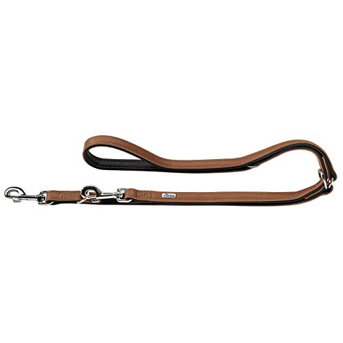 Training Leash Canadian Elk 15/200 Elkskin Cognac/Elkskin Black | Hunter