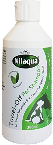 Nilaqua 200Ml Towel-Off Waterless Pet Shampoo – Flea Repellent