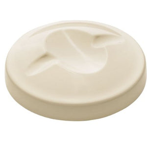 Melamine-Cover For Feeding Tin Size S White, 8 Cm  Pack Of 3 | Hunter