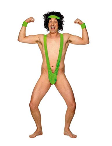 Smiffys Adult men's Borat Mankini, Borat, Serious Fun, One Size, 29777