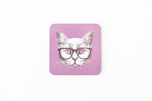 Cat Glasses Coaster